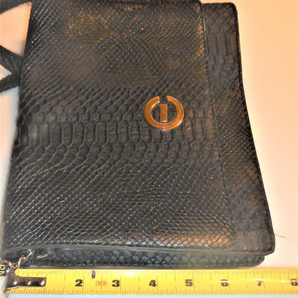 ELIZABETH GRANT Black Purse Clutch Purse Evening Bag - Picture 10 of 10